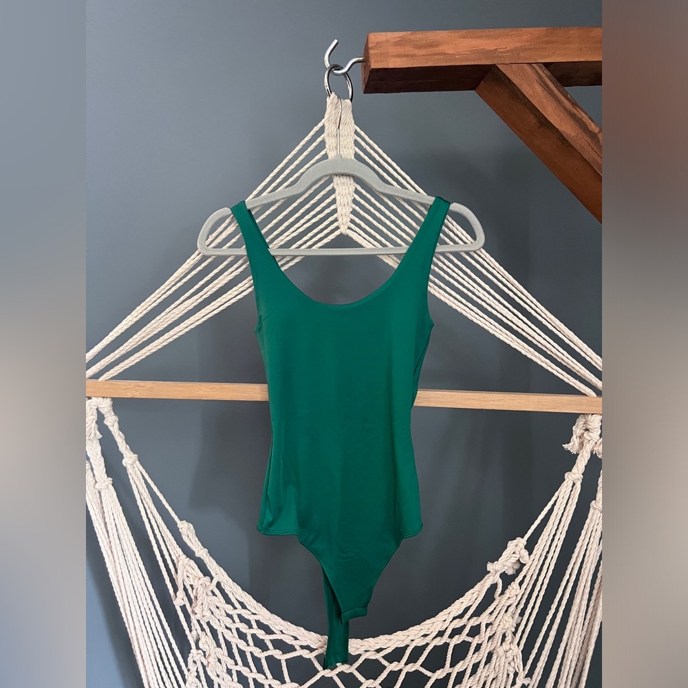 Live In The Moment Green Bodysuit